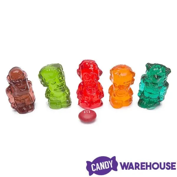 3D Gummy Monsters Candy Bags: 10-Piece Set 2 3D Gummy Monsters Candy Bags: 10-Piece Set - Image 2