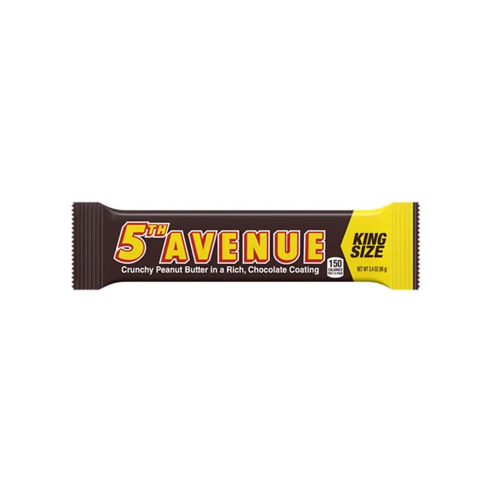5th Avenue King Size Candy Bars: 18-Piece Box 1 5th Avenue King Size Candy Bars: 18-Piece Box