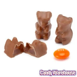 Albanese Milk Chocolate Covered Gummy Bears: 2.25LB Tub -Sweet Candy Shop albanese milk chocolate covered gummy bears 2 25lb tub candy warehouse 3