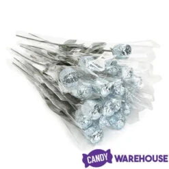 Albert's Foiled Milk Chocolate Roses - Silver: 20-Piece Bouquet -Sweet Candy Shop albert s foiled milk chocolate roses silver 20 piece bouquet candy warehouse 4