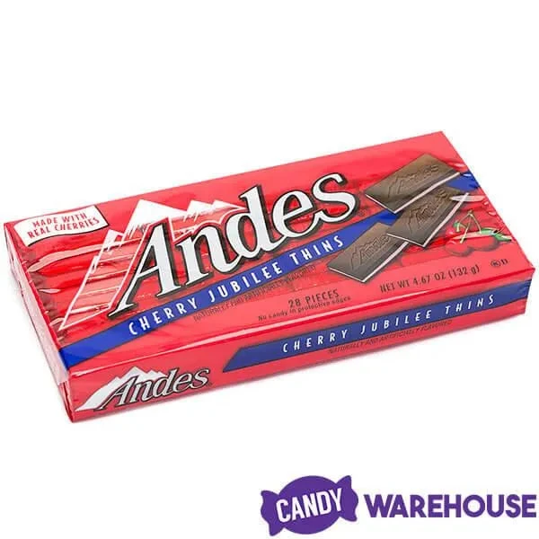 Andes Mints Cherry Jubilee Chocolates: 28-Piece Box 2 Andes Mints Cherry Jubilee Chocolates: 28-Piece Box - Image 2