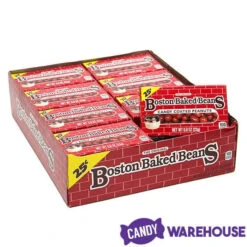 Boston Baked Beans Candy Mini Packs: 24-Piece Box -Sweet Candy Shop boston baked beans candy mini packs 24 piece box candy warehouse 6