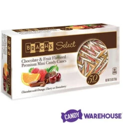 Brach's Chocolate And Fruit Flavored Premium Mini Candy Canes: 50-Piece Box -Sweet Candy Shop brach s chocolate and fruit flavored premium mini candy canes 50 piece box candy warehouse 3 1e785876 199f 4e2e 9069 12c1edb83989