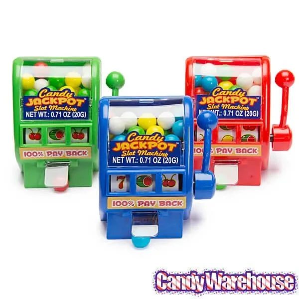 Candy Jackpot Slot Machine Dispensers: 12-Piece Display 3 Candy Jackpot Slot Machine Dispensers: 12-Piece Display - Image 3