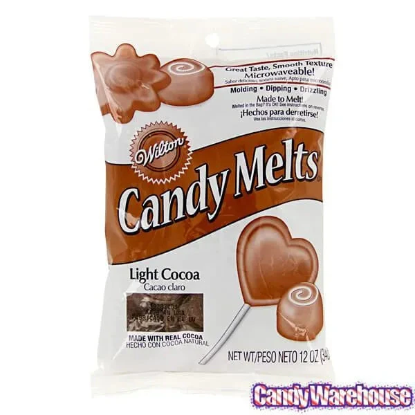 Wilton Candy Melts - Light Cocoa: 12-Ounce Bag 4 Wilton Candy Melts - Light Cocoa: 12-Ounce Bag - Image 4