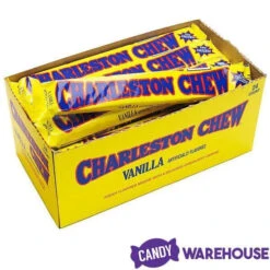 Charleston Chew Candy Bars - Vanilla: 24-Piece Box 6 Charleston Chew Candy Bars - Vanilla: 24-Piece Box -Sweet Candy Shop charleston chew candy bars vanilla 24 piece box candy warehouse 3
