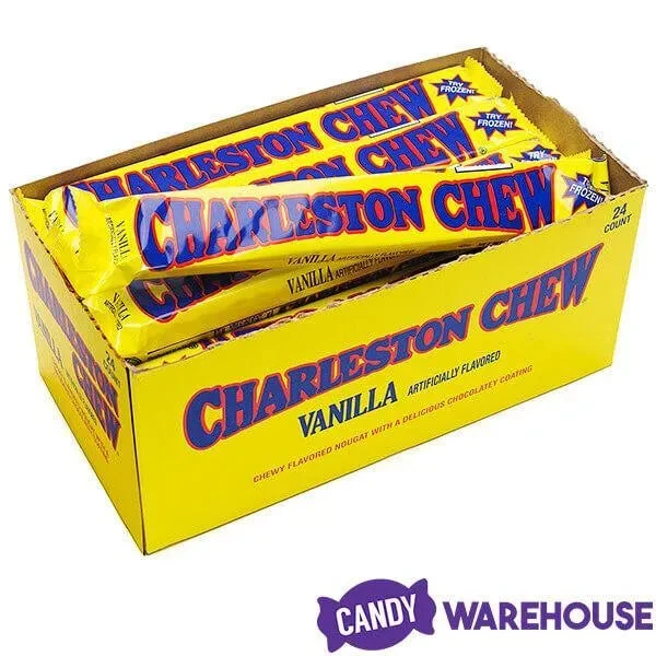 Charleston Chew Candy Bars - Vanilla: 24-Piece Box 3 Charleston Chew Candy Bars - Vanilla: 24-Piece Box - Image 3