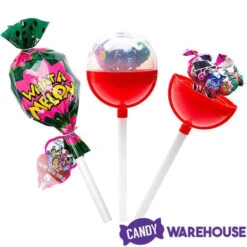 Charms Giant Blow Pops - Fun Flavors: 6-Piece Display -Sweet Candy Shop charms giant blow pops fun flavors 6 piece display candy warehouse 4