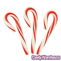 Christmas Peppermint Mini Candy Canes: 240-Piece Box -Sweet Candy Shop christmas peppermint mini candy canes 240 piece box candy warehouse 3