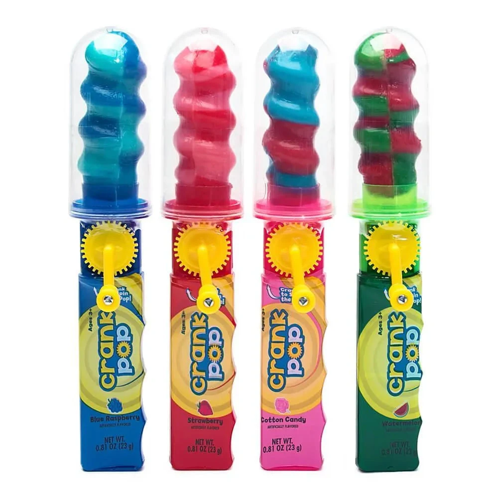 Crank Pop Spinning Lollipops: 16-Piece Display 1 Crank Pop Spinning Lollipops: 16-Piece Display