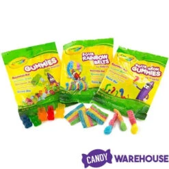 Crayola Gummy Candy Packs: 22-Piece Bag -Sweet Candy Shop crayola gummy candy packs 22 piece bag candy warehouse 3