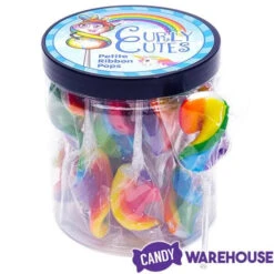 CurlyCutes Petite Crystal Ribbon Pops - Rainbow Cherry: 20-Piece Jar 7 CurlyCutes Petite Crystal Ribbon Pops - Rainbow Cherry: 20-Piece Jar -Sweet Candy Shop curlycutes petite crystal ribbon pops rainbow cherry 20 piece jar candy warehouse 4