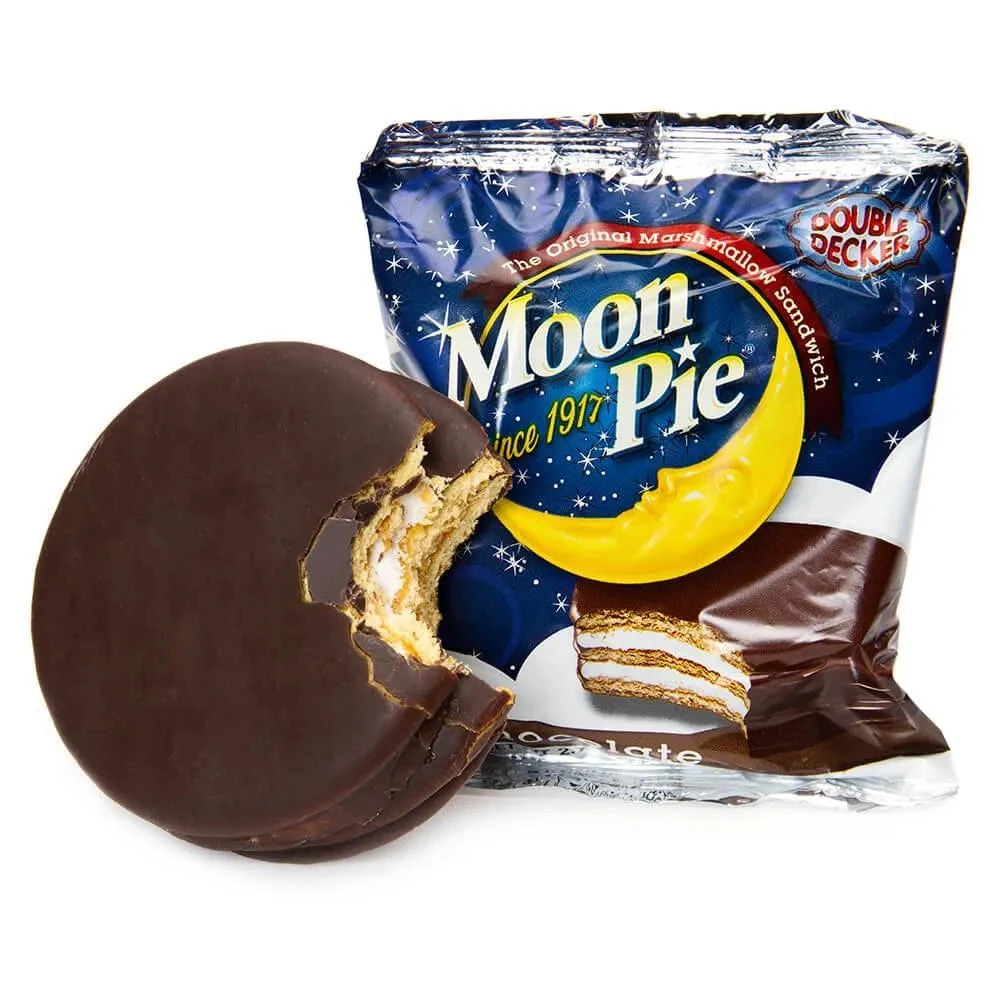 Double Decker Chocolate Moon Pies: 9-Piece Box 1 Double Decker Chocolate Moon Pies: 9-Piece Box