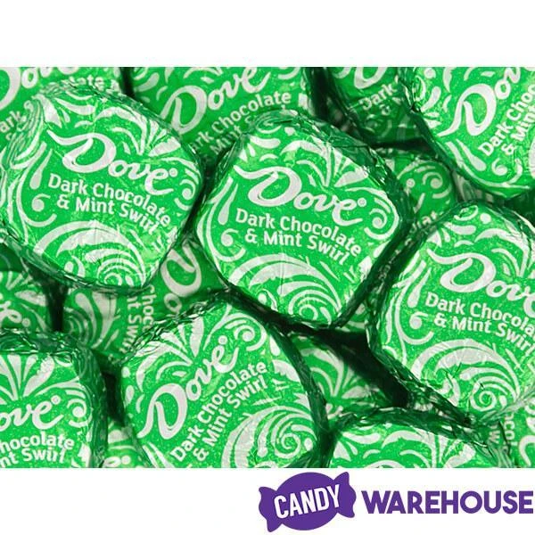 Dove Mint And Dark Chocolate Swirl Squares: 28-Piece Bag 4 Dove Mint And Dark Chocolate Swirl Squares: 28-Piece Bag - Image 4