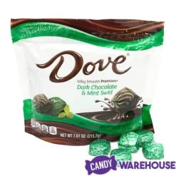 Dove Mint And Dark Chocolate Swirl Squares: 28-Piece Bag 9 Dove Mint And Dark Chocolate Swirl Squares: 28-Piece Bag -Sweet Candy Shop dove mint and dark chocolate swirl squares 28 piece bag candy warehouse 5