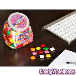 Dubble Bubble Assorted Chewing Gum Tabs: 390-Piece Desktop Tub -Sweet Candy Shop dubble bubble assorted chewing gum tabs 390 piece desktop tub candy warehouse 5
