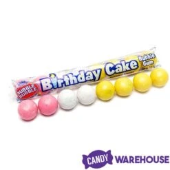 Dubble Bubble Birthday Cake Bubblegum 8-Ball Tube Packs: 24-Piece Box 6 Dubble Bubble Birthday Cake Bubblegum 8-Ball Tube Packs: 24-Piece Box -Sweet Candy Shop dubble bubble birthday cake bubblegum 8 ball tube packs 24 piece box candy warehouse 3