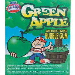 Dubble Bubble Green Apple 1-Inch Gumballs: 850-Piece Case -Sweet Candy Shop dubble bubble green apple 1 inch gumballs 850 piece case candy warehouse 5