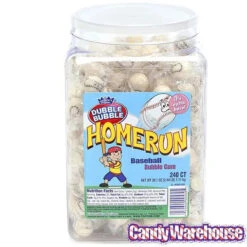 Dubble Bubble Home Run Baseball Gumballs: 240-Piece Tub -Sweet Candy Shop dubble bubble home run baseball gumballs 240 piece tub candy warehouse 4 4d29b739 a811 4d64 a6d3 c162949d7fb6