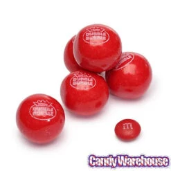 Dubble Bubble Hot Chew Cinnamon 1-Inch Gumballs: 850-Piece Case -Sweet Candy Shop dubble bubble hot chew cinnamon 1 inch gumballs 850 piece case candy warehouse 3