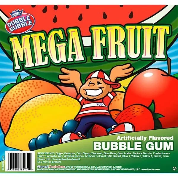Dubble Bubble Mega Fruit 2-Inch Gumballs: 138-Piece Case 5 Dubble Bubble Mega Fruit 2-Inch Gumballs: 138-Piece Case - Image 5
