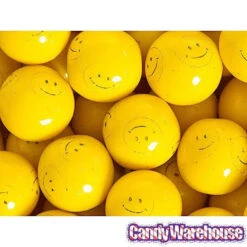 Dubble Bubble Smiley Face 1-Inch Gumballs: 850-Piece Case -Sweet Candy Shop dubble bubble smiley face 1 inch gumballs 850 piece case candy warehouse 4