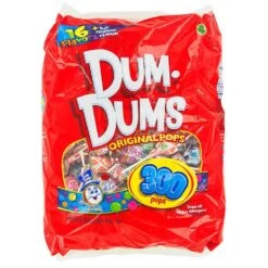 Dum Dums Original Pops Ball Lollipops: 300-Piece Bag