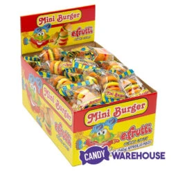 Efrutti Gummy Mini Burgers Candy: 60-Piece Box -Sweet Candy Shop efrutti gummy mini burgers candy 60 piece box candy warehouse 5 e57857b1 584e 4942 afaa f08732ffa35a