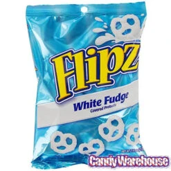 Flipz White Fudge Mini Pretzels: 7.5-Ounce Bag 7 Flipz White Fudge Mini Pretzels: 7.5-Ounce Bag -Sweet Candy Shop flipz white fudge mini pretzels 7 5 ounce bag candy warehouse 4