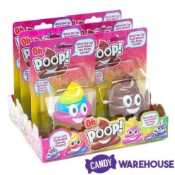 Flix Candy Wind-up Poop Emoji Candy Dispensers: 6-Piece Display -Sweet Candy Shop flix candy wind up poop emoji candy dispensers 6 piece display candy warehouse 3