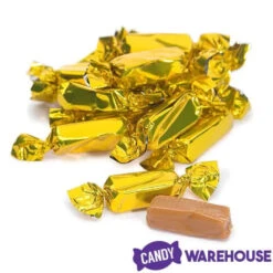 Foiled Caramel Candy - Gold: 180-Piece Bag 8 Foiled Caramel Candy - Gold: 180-Piece Bag -Sweet Candy Shop foiled caramel candy gold 180 piece bag candy warehouse 4