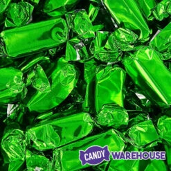 Foiled Caramel Candy - Green: 180-Piece Bag -Sweet Candy Shop foiled caramel candy green 180 piece bag candy warehouse 5