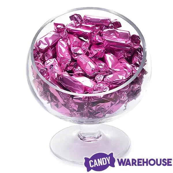 Foiled Caramel Candy - Hot Pink: 180-Piece Bag 2 Foiled Caramel Candy - Hot Pink: 180-Piece Bag - Image 2