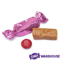 Foiled Caramel Candy - Hot Pink: 180-Piece Bag 7 Foiled Caramel Candy - Hot Pink: 180-Piece Bag -Sweet Candy Shop foiled caramel candy hot pink 180 piece bag candy warehouse 3