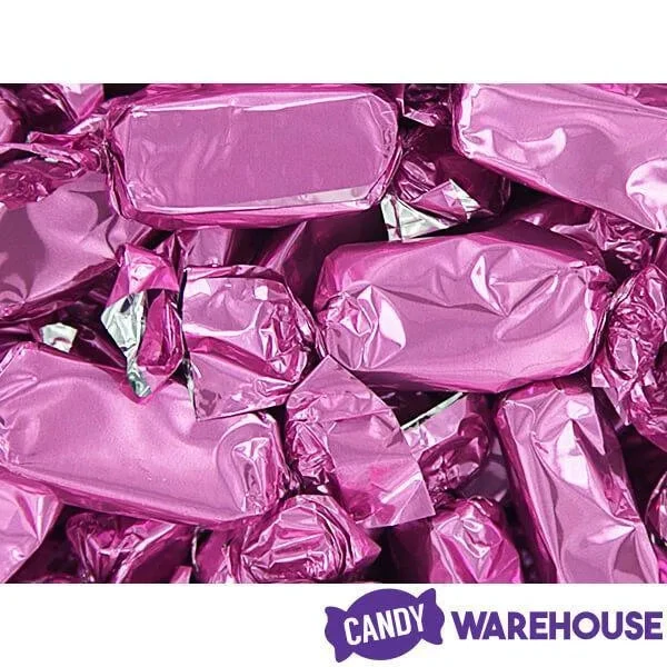 Foiled Caramel Candy - Hot Pink: 180-Piece Bag 4 Foiled Caramel Candy - Hot Pink: 180-Piece Bag - Image 4