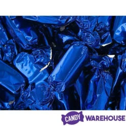 Foiled Caramel Candy - Navy Blue: 180-Piece Bag -Sweet Candy Shop foiled caramel candy navy blue 180 piece bag candy warehouse 4