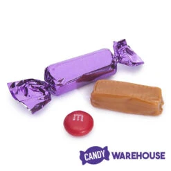 Foiled Caramel Candy - Purple: 180-Piece Bag -Sweet Candy Shop foiled caramel candy purple 180 piece bag candy warehouse 4