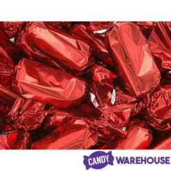 Foiled Caramel Candy - Red: 180-Piece Bag -Sweet Candy Shop foiled caramel candy red 180 piece bag candy warehouse 5