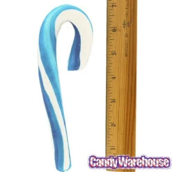Giant 2-Ounce Blueberry Candy Canes: 12-Piece Box -Sweet Candy Shop giant 2 ounce blueberry candy canes 12 piece box candy warehouse 3