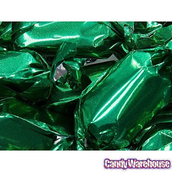 Green Wrapped Mint Dark Chocolate Meltaways: 1LB Bag 2 Green Wrapped Mint Dark Chocolate Meltaways: 1LB Bag - Image 2