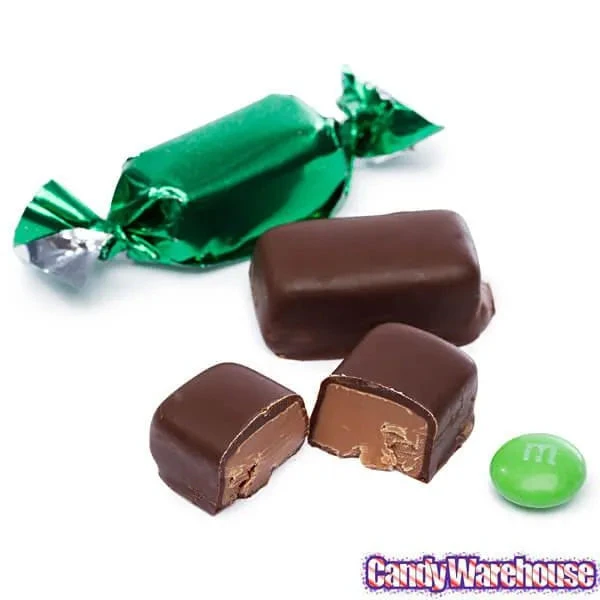 Green Wrapped Mint Dark Chocolate Meltaways: 1LB Bag 3 Green Wrapped Mint Dark Chocolate Meltaways: 1LB Bag - Image 3