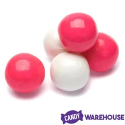 Gumballs Color Combo - Pink And White: 4LB Box -Sweet Candy Shop gumballs color combo pink and white 4lb box candy warehouse 3