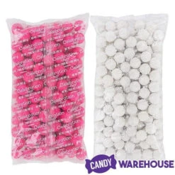 Gumballs Color Combo - Pink And White: 4LB Box -Sweet Candy Shop gumballs color combo pink and white 4lb box candy warehouse 4