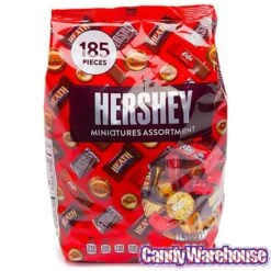 Hershey's Chocolate Miniatures Assortment: 55-Ounce Bag -Sweet Candy Shop hershey s chocolate miniatures assortment 55 ounce bag candy warehouse 3