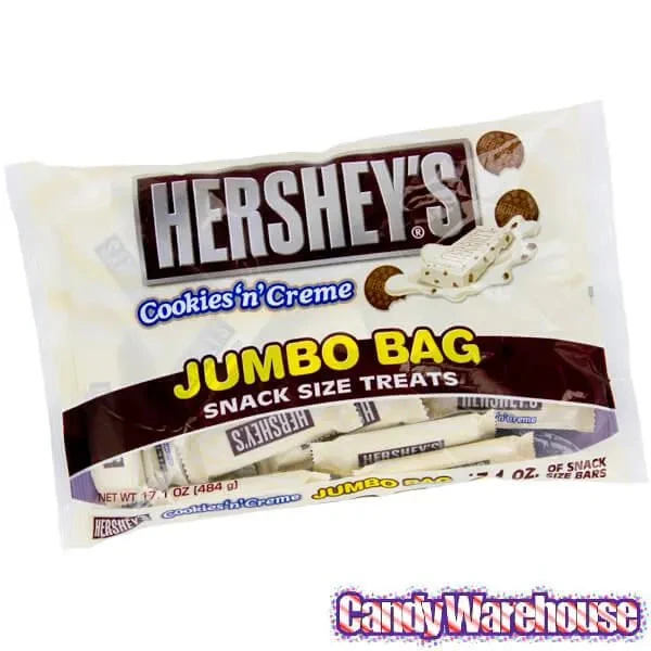 Hershey's Cookies N Creme Snack Size Candy Bars: 35-Piece Bag 2 Hershey's Cookies N Creme Snack Size Candy Bars: 35-Piece Bag - Image 2