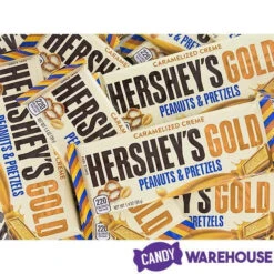 Hershey's Gold With Peanuts And Pretzels Candy Bars: 24-Piece Box 8 Hershey's Gold With Peanuts And Pretzels Candy Bars: 24-Piece Box -Sweet Candy Shop hershey s gold with peanuts and pretzels candy bars 24 piece box candy warehouse 4