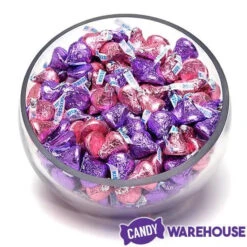 Hershey's Kisses Color Combo - Pink And Purple: 800-Piece Box -Sweet Candy Shop hershey s kisses color combo pink and purple 800 piece box candy warehouse 4