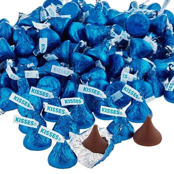 Hershey's Kisses Dark Blue Foiled Milk Chocolate Candy: 400-Piece Bag 7 Hershey's Kisses Dark Blue Foiled Milk Chocolate Candy: 400-Piece Bag - Image 7
