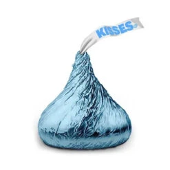 Hershey's Kisses Light Blue Foiled Milk Chocolate Candy: 400-Piece Bag -Sweet Candy Shop hershey s kisses light blue foiled milk chocolate candy 400 piece bag candy warehouse 4 10f61663 c1fe 4a71 b73a 65f615e21265