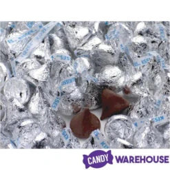 Hershey's Kisses Silver Foiled Milk Chocolate Candy: 56-Ounce Bag -Sweet Candy Shop hershey s kisses silver foiled milk chocolate candy 56 ounce bag candy warehouse 5